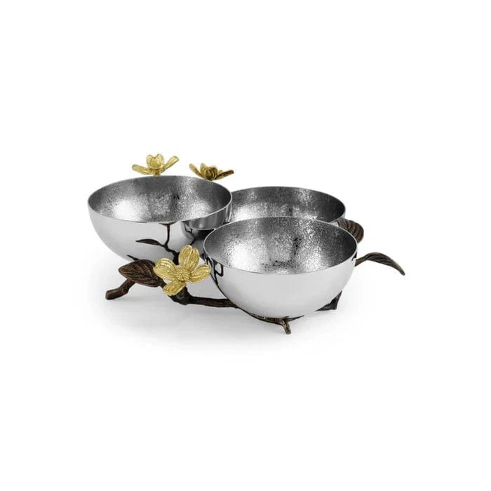 Michael Aram Serveware Michael Aram Dogwood Triple Bowl