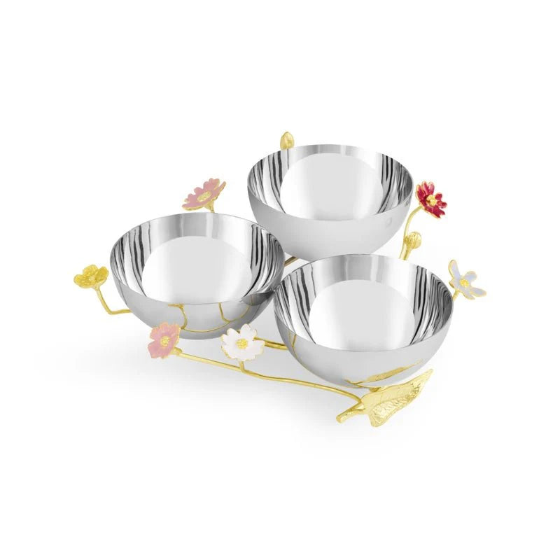 Michael Aram Serveware Michael Aram Wildflower Triple Dish