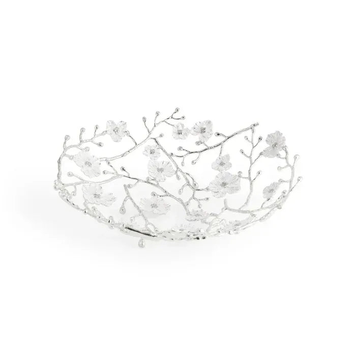 Michael Aram Serveware Silver Orchid Basket