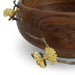 Michael Aram Serving Bowl Michael Aram Butterfly Ginkgo Wood Salad Bowl