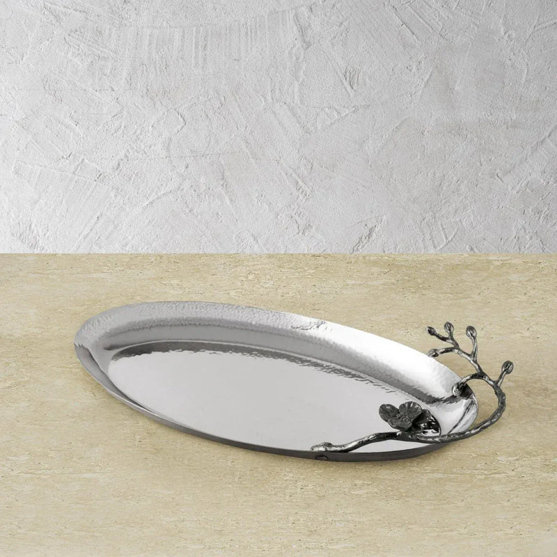 Michael Aram Serving Platter Michael Aram Black Orchid Large Oval Platter