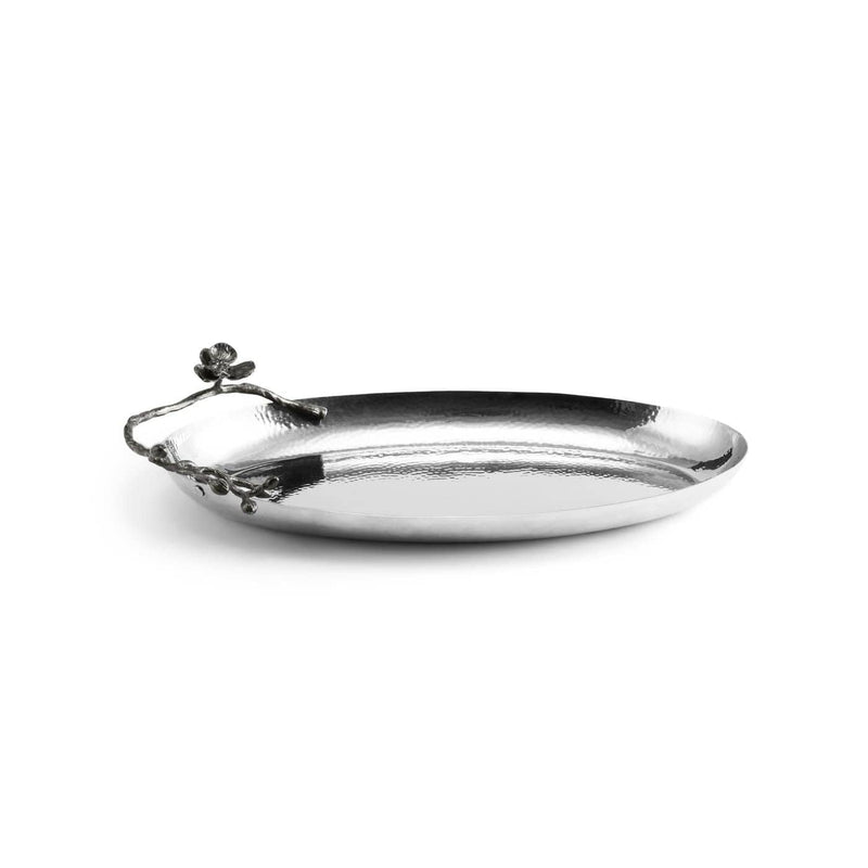 Michael Aram Serving Platter Michael Aram Black Orchid Small Oval Platter