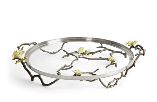 Michael Aram Serving Platter Michael Aram Butterfly Ginkgo Glass Platter