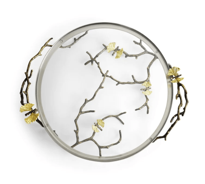 Michael Aram Serving Platter Michael Aram Butterfly Ginkgo Glass Platter