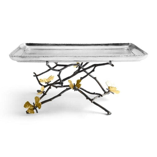 Michael Aram Serving Tray Michael Aram Butterfly Ginkgo Large Footed Center Tray