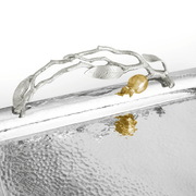 Michael Aram Serving Tray Pomegranate Silver & Gold Serving Tray