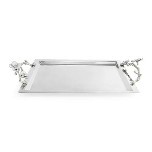 Michael Aram Serving Tray Silver Orchid Large Tray