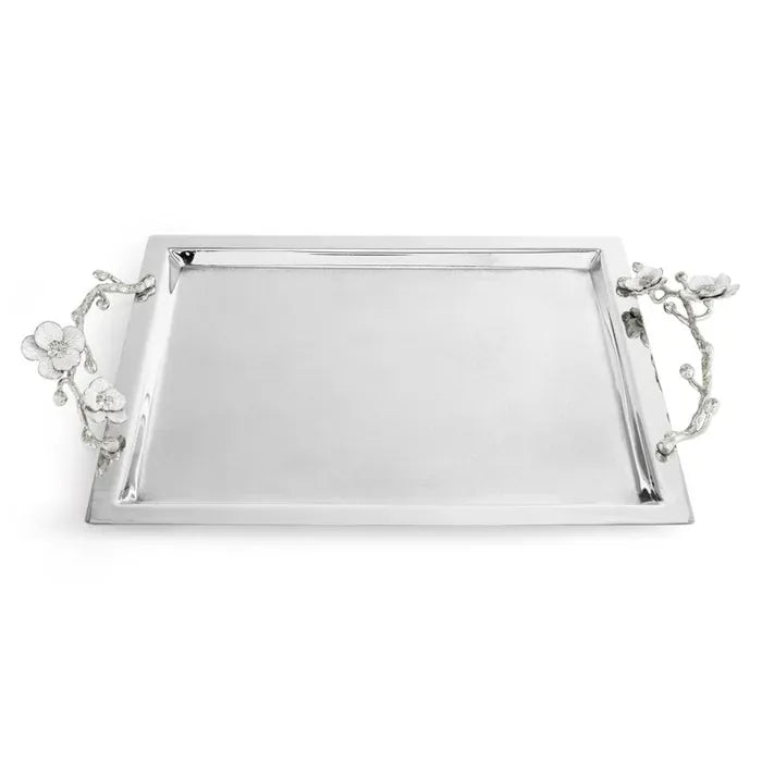 Michael Aram Serving Tray Silver Orchid Large Tray