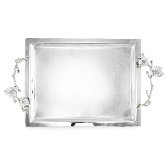 Michael Aram Serving Tray Silver Orchid Large Tray