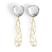 Michael Aram Serving Utensils Butterfly Ginkgo Gold Serving Set