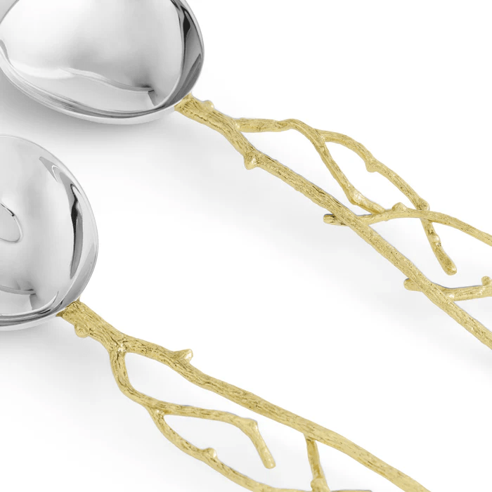 Michael Aram Serving Utensils Butterfly Ginkgo Gold Serving Set