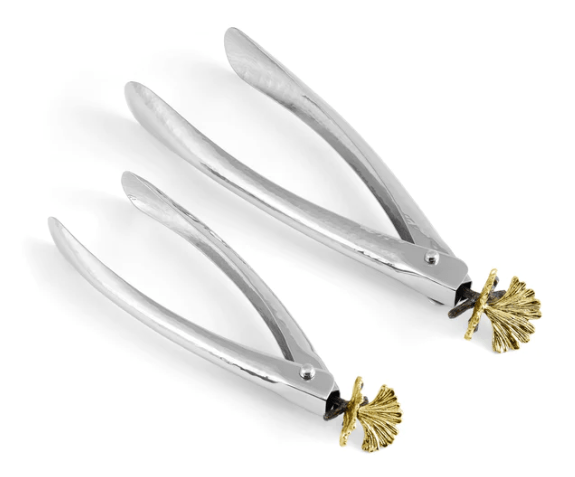 Michael Aram Serving Utensils Michael Aram Butterfly Ginkgo Lock Spring Tongs - Large