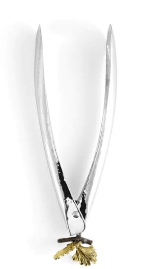Michael Aram Serving Utensils Michael Aram Butterfly Ginkgo Lock Spring Tongs - Small