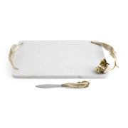 Michael Aram Tulip Cheeseboard/Knife