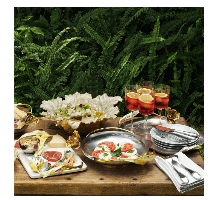 Michael Aram Tulip Medium Footed Platter