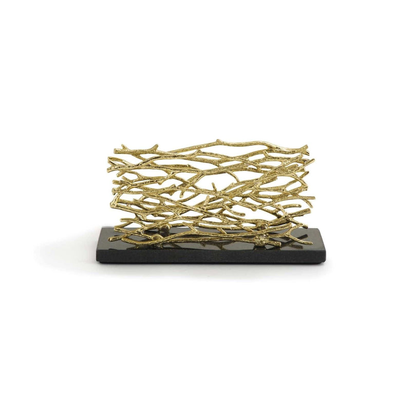 Michael Aram Twig Gold Vertical Napkin Holder