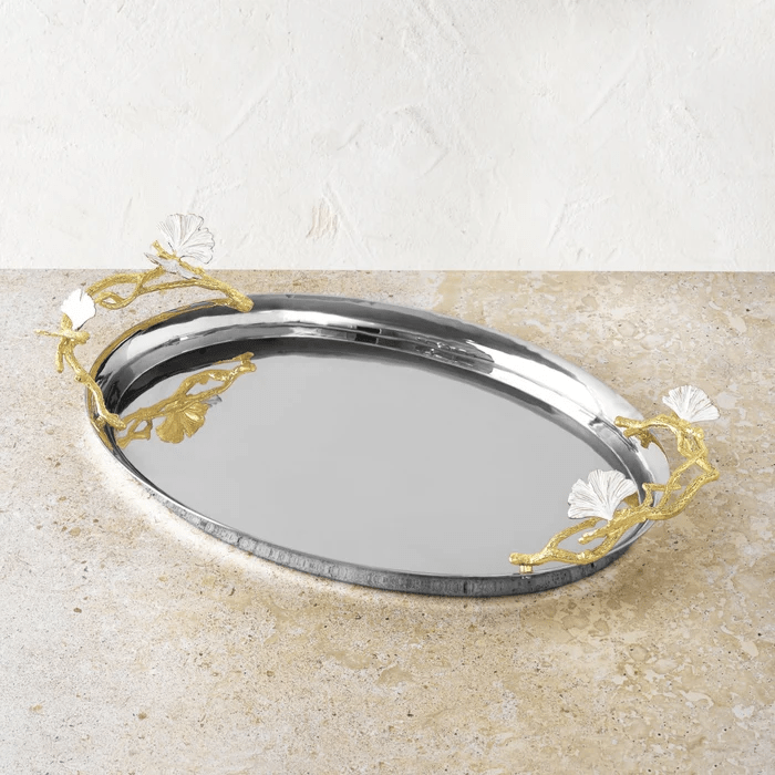 Michael Aram Unclassified Butterfly Ginkgo Gold Tray - Medium