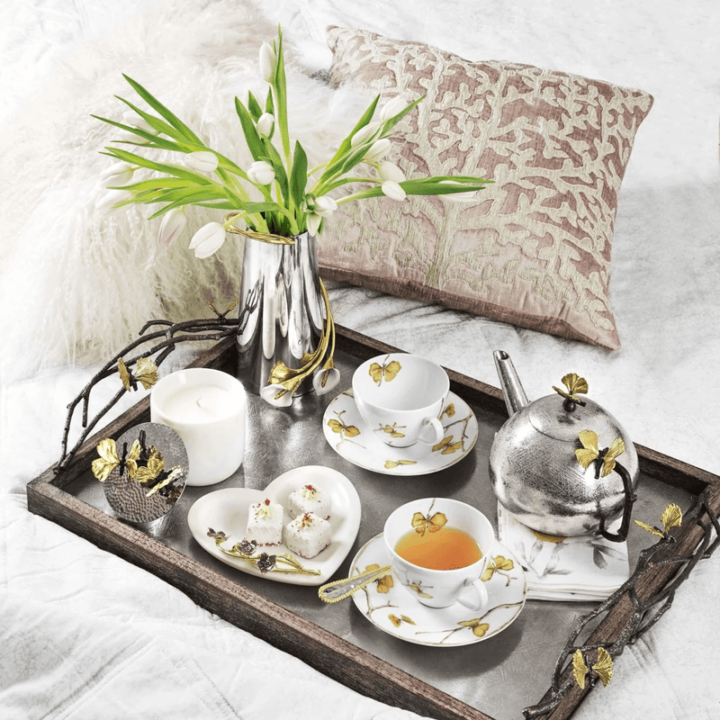 Michael Aram Unclassified Butterfly Ginkgo Porcelain Tea Set