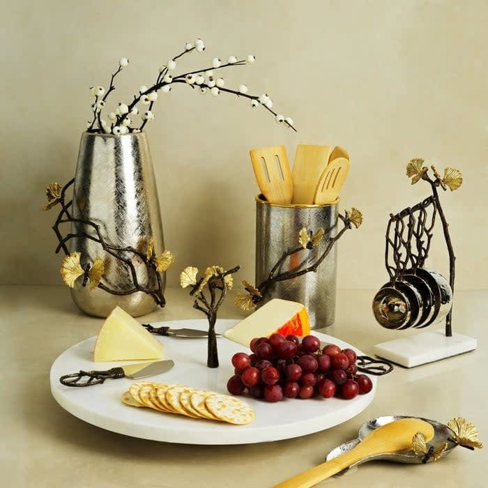 Michael Aram Utensil Holder Michael Aram Butterfly Ginkgo Utensil Holder