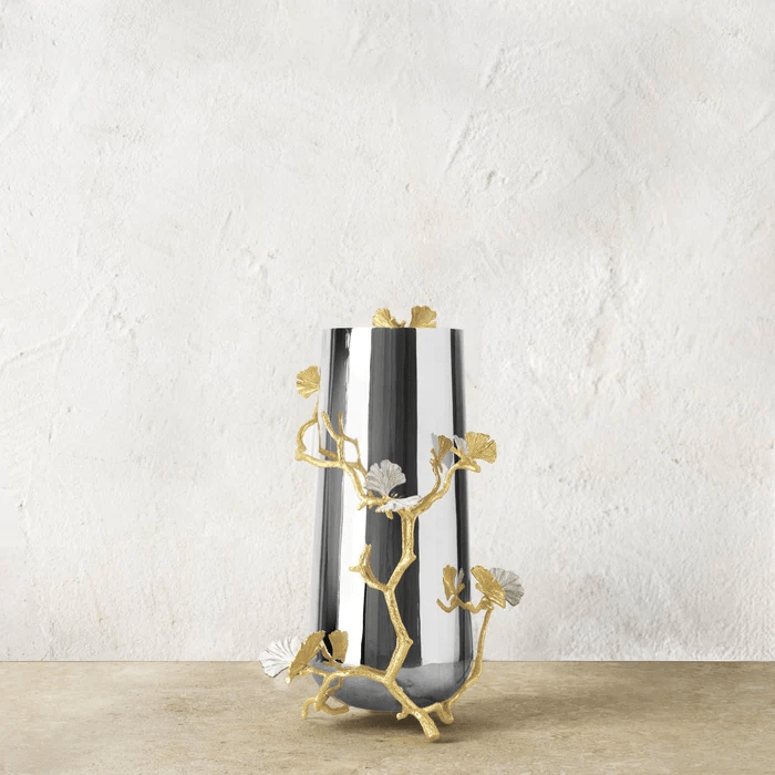 Michael Aram Vase Butterfly Ginkgo Gold Vase - Large