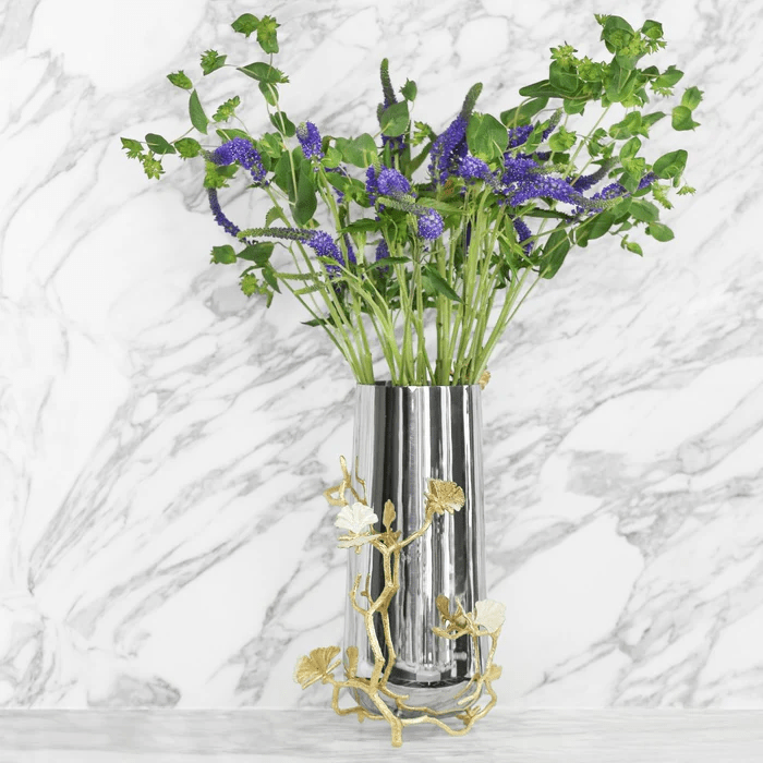 Michael Aram Vase Butterfly Ginkgo Gold Vase - Large