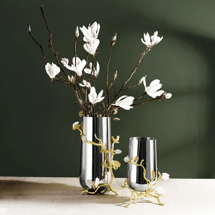 Michael Aram Vase Butterfly Ginkgo Gold Vase - Large