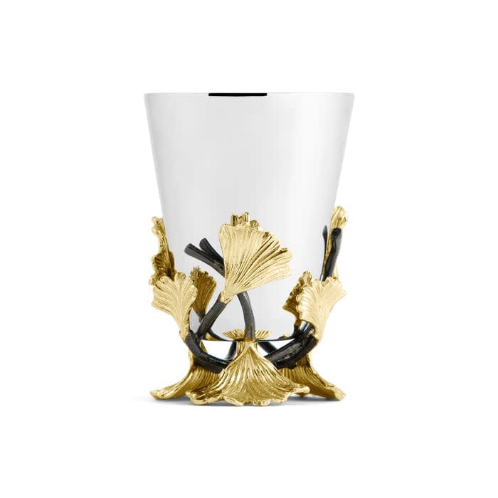 Michael Aram Vases Golden Ginkgo Bud Vase