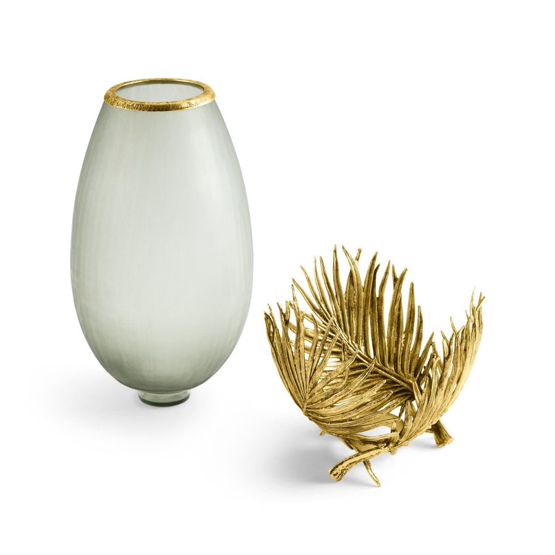 Michael Aram Vases Palm Medium Glass Vase