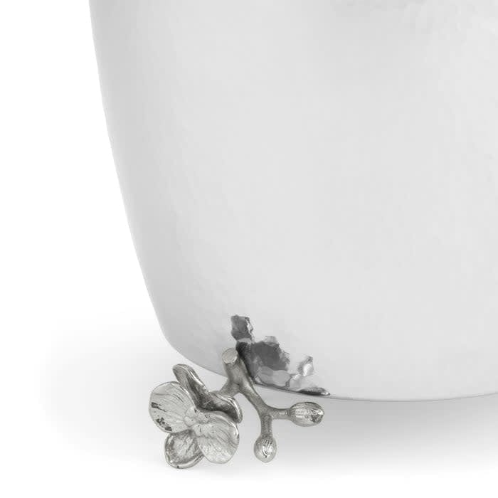 Michael Aram Waste Bins White Orchid Waste Basket