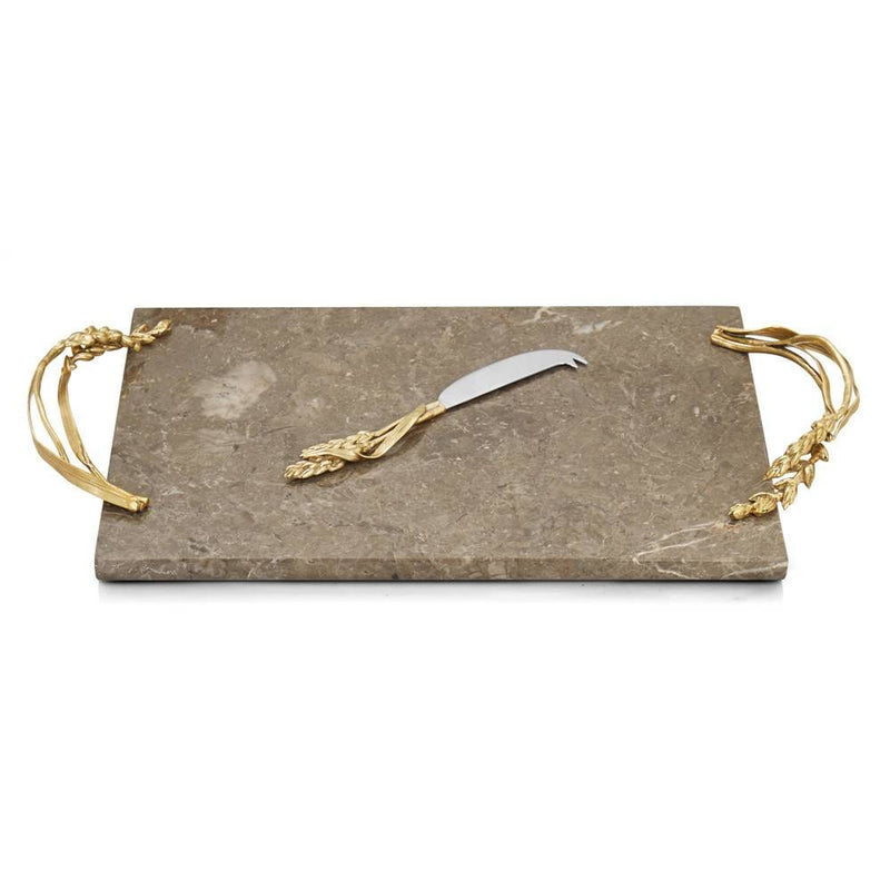 Michael Aram Wheat Cheese Board with Knife