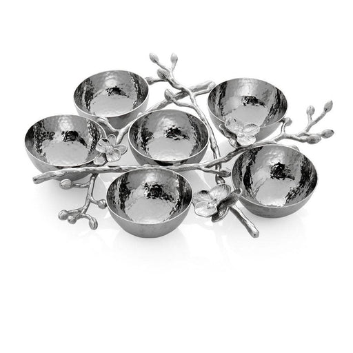 Michael Aram White Orchid 6 Compartment Plate