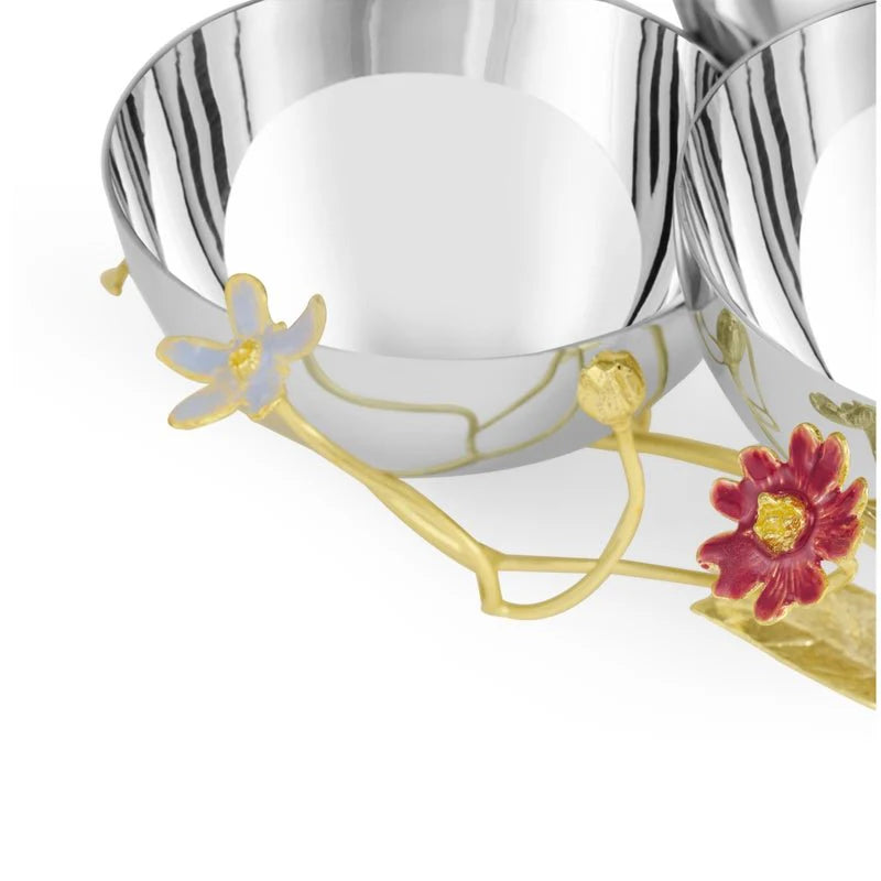 Michael Aram Wildflower Triple Dish