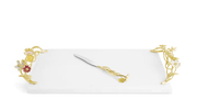 Michael Aram Wildflowers Cheeseboard with Knife