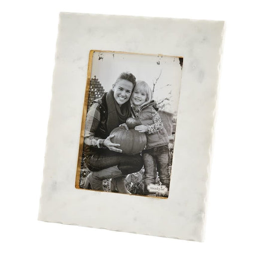 Mud Pie 5x7 Chipped Marble Frame