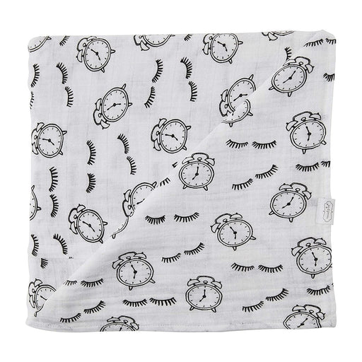 Mud Pie Baby ALARM CLOCK SWADDLE AND RATTLE