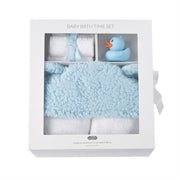 Mud Pie Baby BLUE BABY BATH TIME GIFT SET