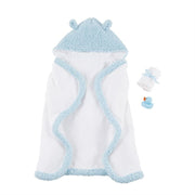 Mud Pie Baby BLUE BABY BATH TIME GIFT SET