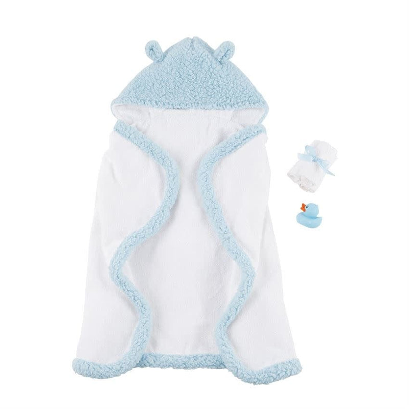 Mud Pie Baby BLUE BABY BATH TIME GIFT SET