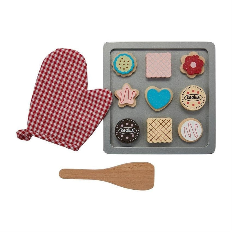 Mud Pie Baby Cookie Sheet Wood Toy Play Set