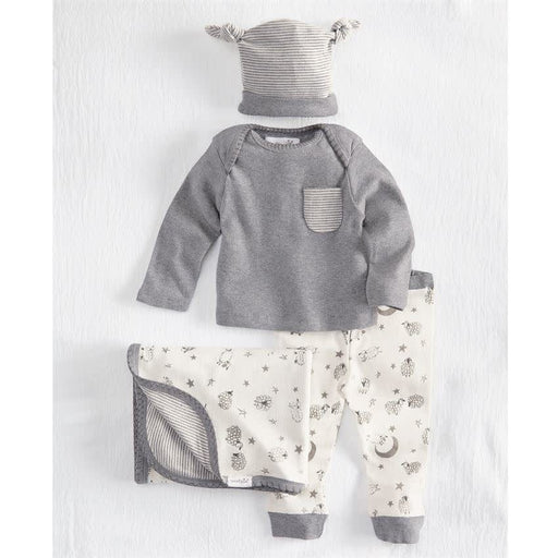 Mud Pie Baby Counting Sheep 4 Piece Gift Set