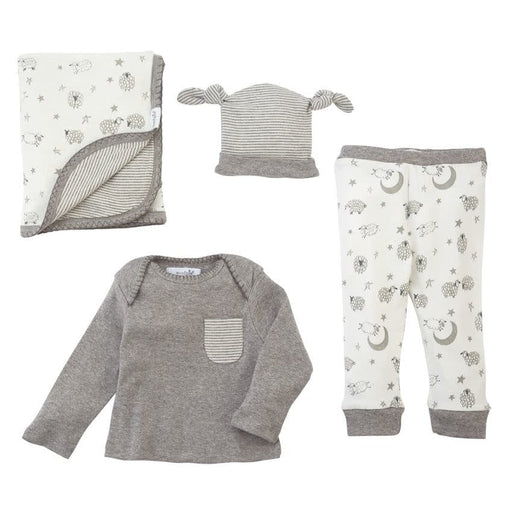 Mud Pie Baby Counting Sheep 4 Piece Gift Set