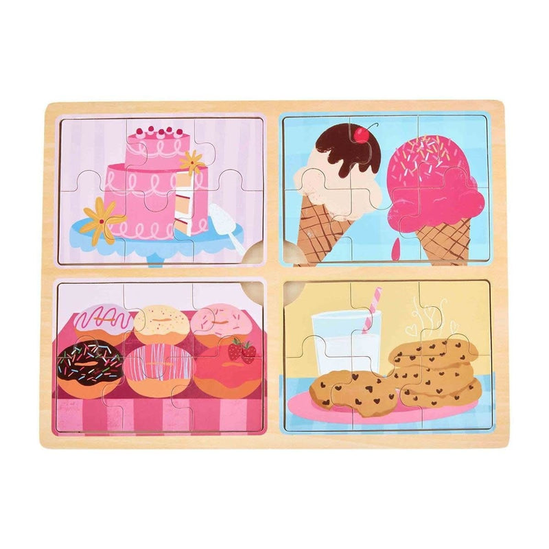 Mud Pie Baby Dessert 4 In 1 Puzzle