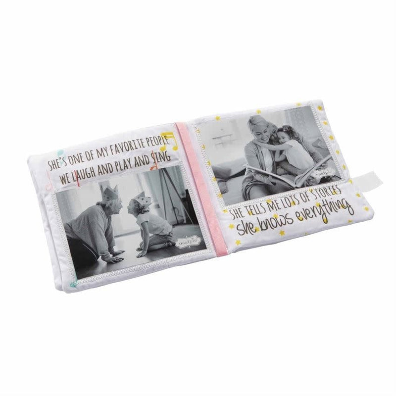 Mud Pie Baby Grandma & Me Fabric Book