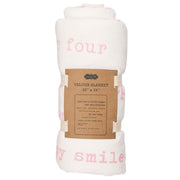 Mud Pie Baby Little Girl Sherpa Blanket