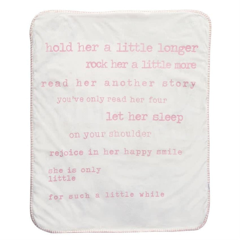 Mud Pie Baby Little Girl Sherpa Blanket