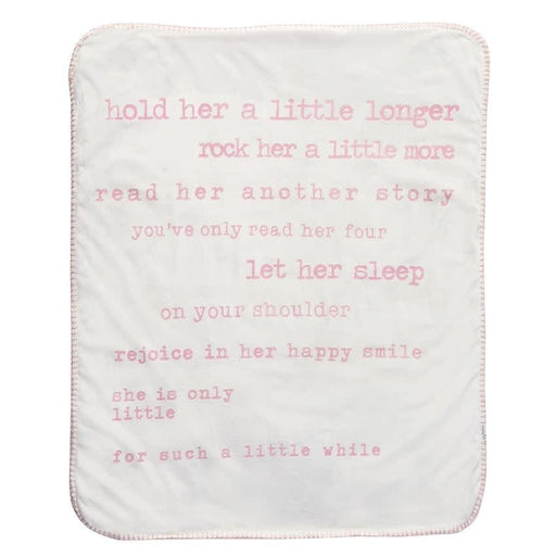 Mud Pie Baby Little Girl Sherpa Blanket