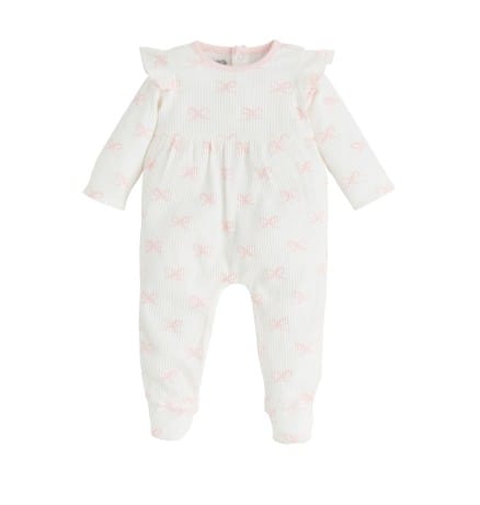 Mud Pie Baby Mud Pie Bow Print Sleeper