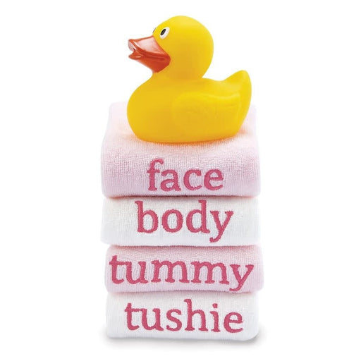 Mud Pie Baby My First Bath Washcloths Pink