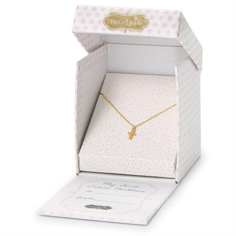 Mud Pie Baby My First Cross Necklace