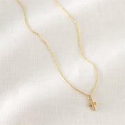 Mud Pie Baby My First Cross Necklace